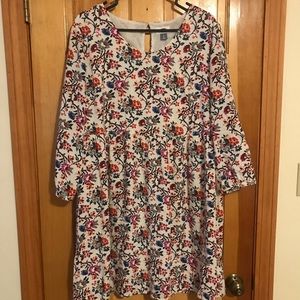 Long Sleeve Floral Dress